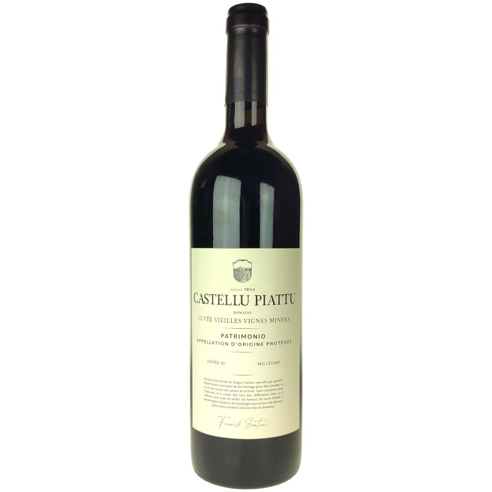 Patrimonio rouge Cuvée Vieilles Vignes Minera 2021, Domaine Castellu Piattu 2 Patrimonio rouge Cuvée Vieilles Vignes Minera 2021 Domaine Castellu Piattu